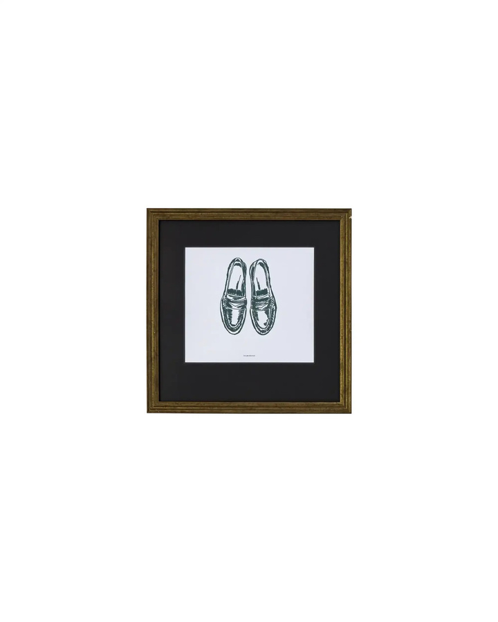 House Doctor Gemälde Shoe Dunkelgrün B/H: 40 x 40 cm - Bild 1