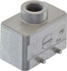 Harting Tüllengehäuse HAN 10B-GG-M20 19300101420 aus Kunststoff in Grau - Bild 1