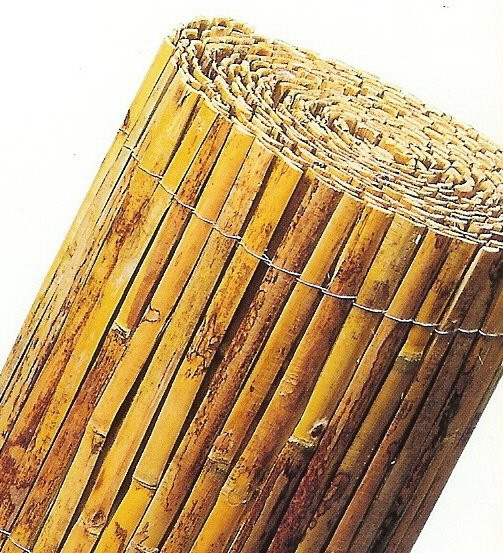 Bambuszaun gespalten aus Bambus, 2 x 5 m - Bild 1