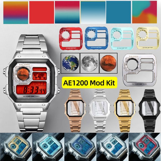 Casio Uhren-Modifikationskit, Kupfer, Edelstahl, Unisex - Bild 1