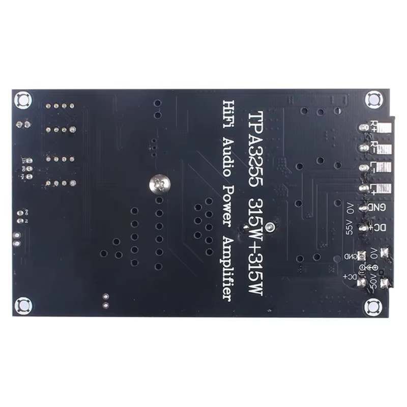 TPA3255 Hochleistungs-Digitalverstärkerplatine in Schwarz für 4-8-Ohm-Lautsprecher mit 300 W x 2 Ausgang - Bild 2