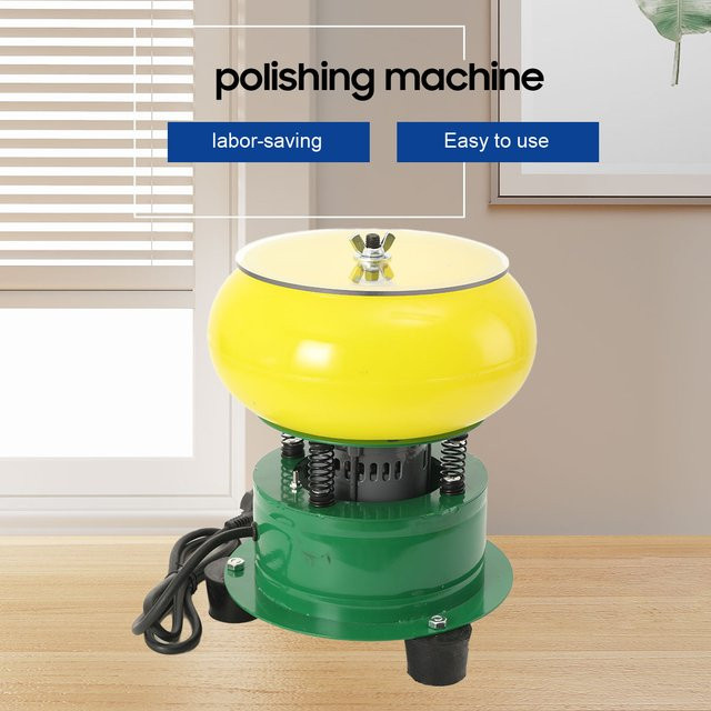 Jade Vibrationspolierer und Schleifmaschine für Metallschmuck in Gelb - Bild 1
