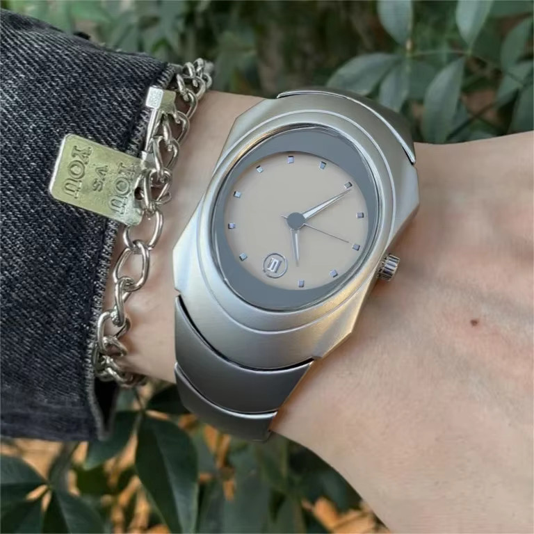 STARPERISH Armbanduhr Quarz, Edelstahl, Grau, Herren - Bild 1