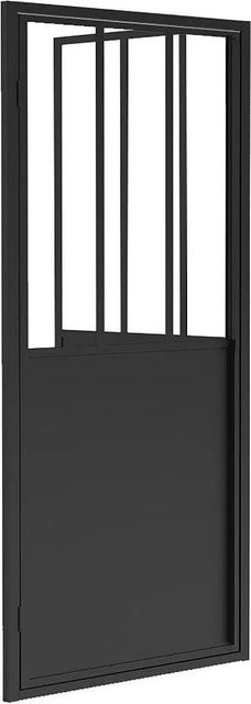 Duschwand Urbanik von Vente-unique in Schwarz, Breite: 80 cm - Bild 1