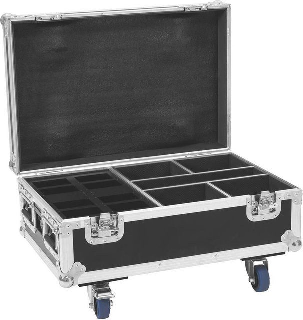 Roadinger Flightcase für 4x AKKU IP UP-4 Plus HCL Spot WDMX mit Ladefunktion, Schwarz - Bild 1