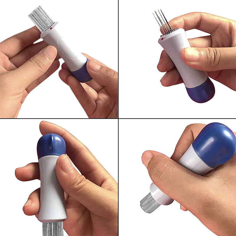 1/2-teiliges Filznadel-Set mit 7 Nadeln aus Kunststoff als DIY-Starter-Kit für Nadelfilzen und Handarbeiten - Bild 4