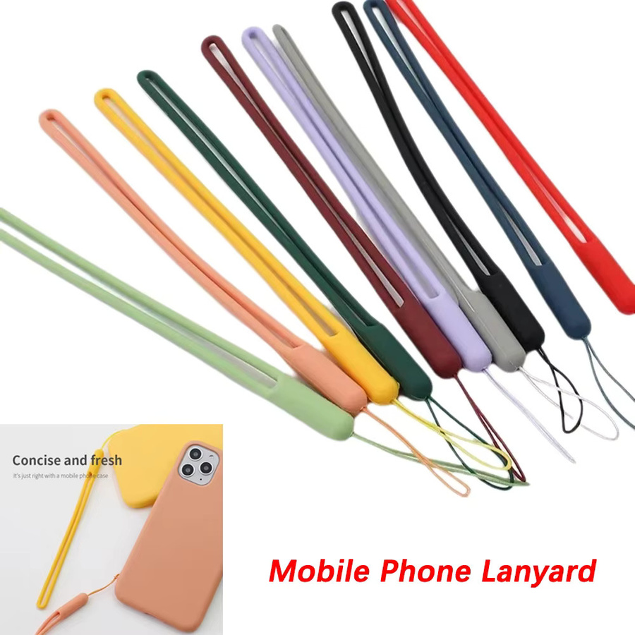 YTDMEN Silikon Handy-Lanyard Set als Anti-Verlust Handschlaufe in Blau und Multicolour für Handy, Kamera und Schlüssel - Bild 2