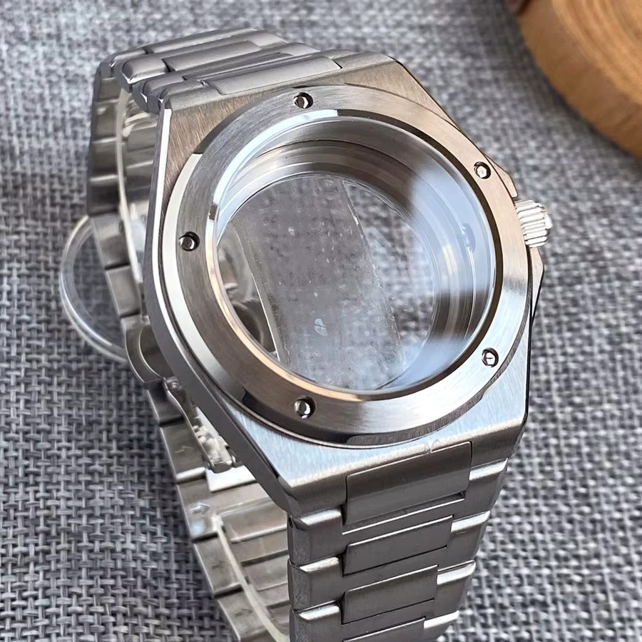 Tandorio Taucheruhr, Edelstahl, Silber, 40 mm, Herren - Bild 2