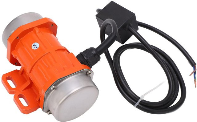 Aimo Vibrationsmotor einphasig IP66 wasserdicht asynchron aus Aluminiumlegierung in Orange 220 V 3000 U/min - Bild 1