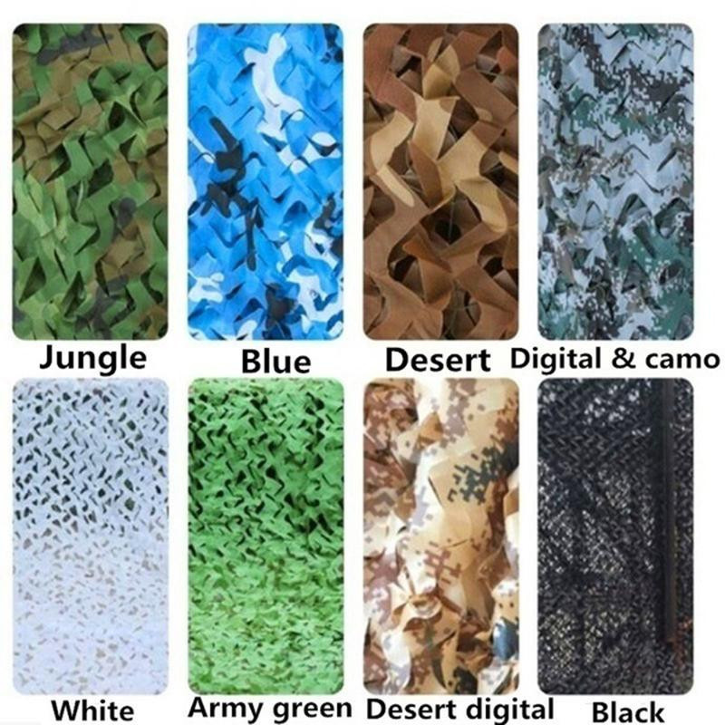 7CraftHobby Tarnnetz für Outdoor, Camping und Jagd, Sonnenschutz aus Oxford-Tuch, Multicolor, B x H: 4 x 2 m - Bild 6