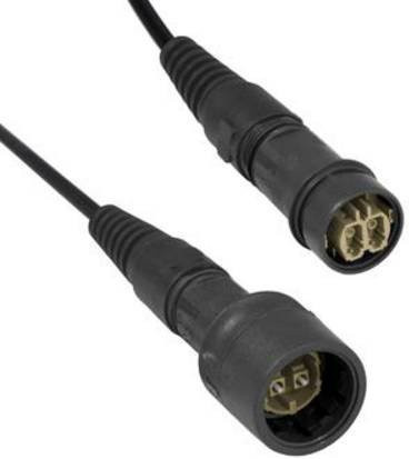 Bulgin LWL-Kabel PXF6055BAA Bulk in Schwarz - Bild 1