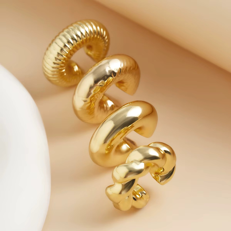 Ingemark Ohrringe, C Form, 4er Set, Damen, Nicht Piercing - Bild 4