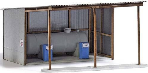 Busch 1912 H0 LPG Tankstelle Modellbau - Bild 1