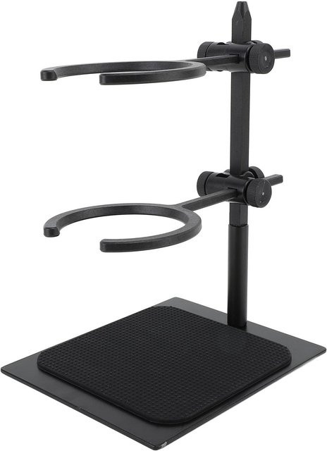 aimo Pour Over Kaffeetropferstation mit Glaskanne und schwarzer Kaffeetasse, Doppelschicht Kaffeetropferständer in Schwarz - Bild 1