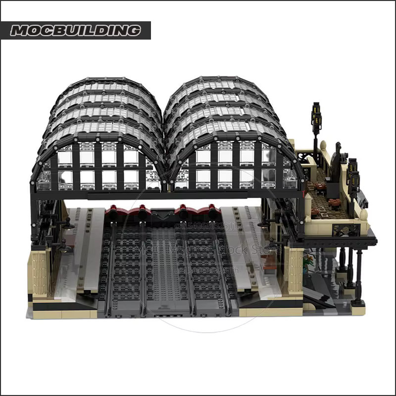 Studgate Terminus Moc Blöcke, Gebäude Zug Terminal Modell Station, 2.572 Teile - Bild 3