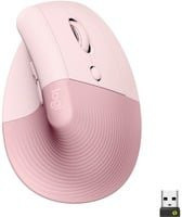 Logitech Lift Vertikale Ergonomische Maus Rosa mit Bluetooth und USB-Empfänger - Bild 1