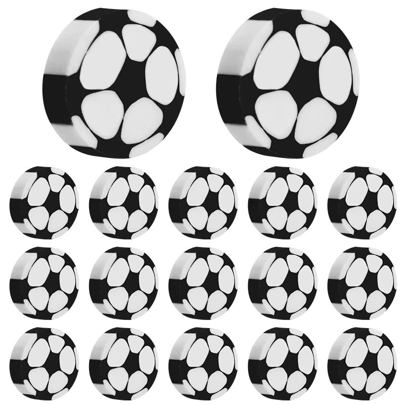 Mini-Radiergummis in Fußballform für Kinder, Mehrfarbig, Durchmesser: 2,4 cm, 10 Stück - Bild 7