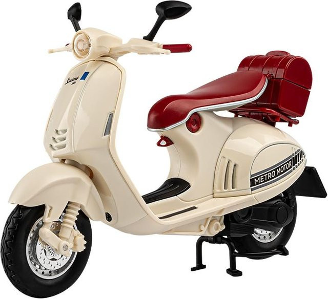 Linyi toy car Vespa 946 Dargon Spielzeugroller, 1:12, Metall, beige, ab 14 Jahren - Bild 1