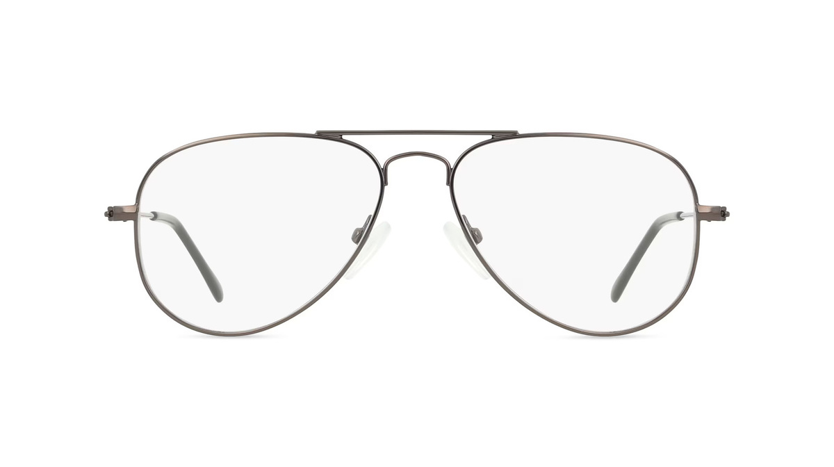 Fielmann BD 317 PILOT Korrektionsbrille, Vollrand, Pilot, Edelstahl, Unisex, grau - Bild 1