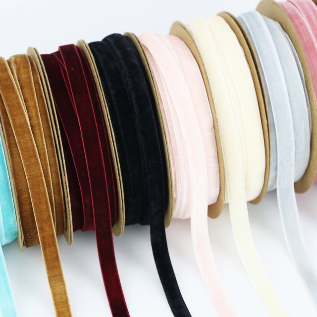 homearound Samtband mit Spitze in Pink und Multicolour, 10 Meter Rolle, Breite: 10 mm, ideal für Geschenkverpackungen und Weihnachtsdekoration - Bild 1