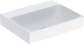 Geberit Aufsatzwaschtisch One aus Keramik in Weiß, rechteckig, B/T: 50 x 40 cm - Bild 1
