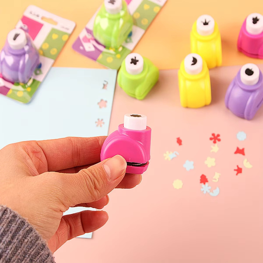 10-teiliges Mini-Prägeschlag-Set in gemischten Farben für kreative Papierstanzen und Bastelarbeiten - Bild 2