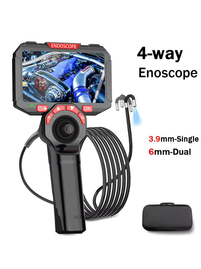 LAFOCH 4-Wege-Joystick-Gelenkdendoskop mit 5-Zoll-IPS-Display und 6 einstellbaren LED-Leuchten in Schwarz, Durchmesser: 6,2 mm / 3,9 mm - Bild 5