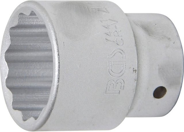 BGS Steckschlüssel Einsatz Zwölfkant aus Chrom-Vanadium mit 3/4 Zoll Antrieb und 41 mm Schlüsselweite in Silber - Bild 1