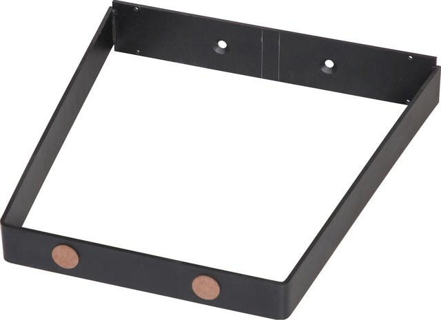 Bankgestell Dieda in V-Form aus Stahl, Schwarz, Breite: 400 mm, Tiefe: 420 mm - Bild 1