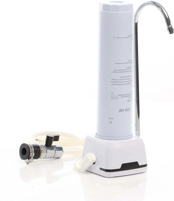 Naturewater Counter Top Wasserfilter NW-1-CTO mit 1-Stufen Aktivkohle, Weiß - Bild 1