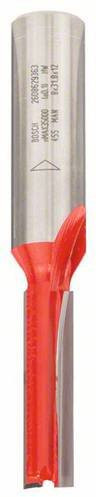 Bosch Expert for Wood Nutfräser 2-schneidig aus Hartmetall in Silber, Durchmesser: 8 mm, Schaft-Durchmesser: 12 mm, Arbeitslänge: 31,8 mm, Gesamtlänge: 76 mm - Bild 1