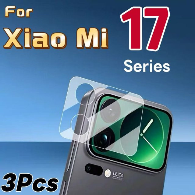 3er-Pack Displayschutzfolie aus gehärtetem Glas für Xiaomi 17, Xiaomi 17 Pro und Xiaomi 17 Pro Max in Transparent - Bild 1