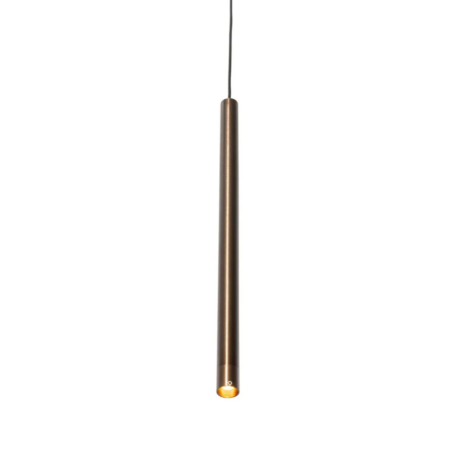 QAZQA Moderne Hängelampe Iconic Frini für 1-phasiges Schienensystem in Dunkelbronze - Bild 2