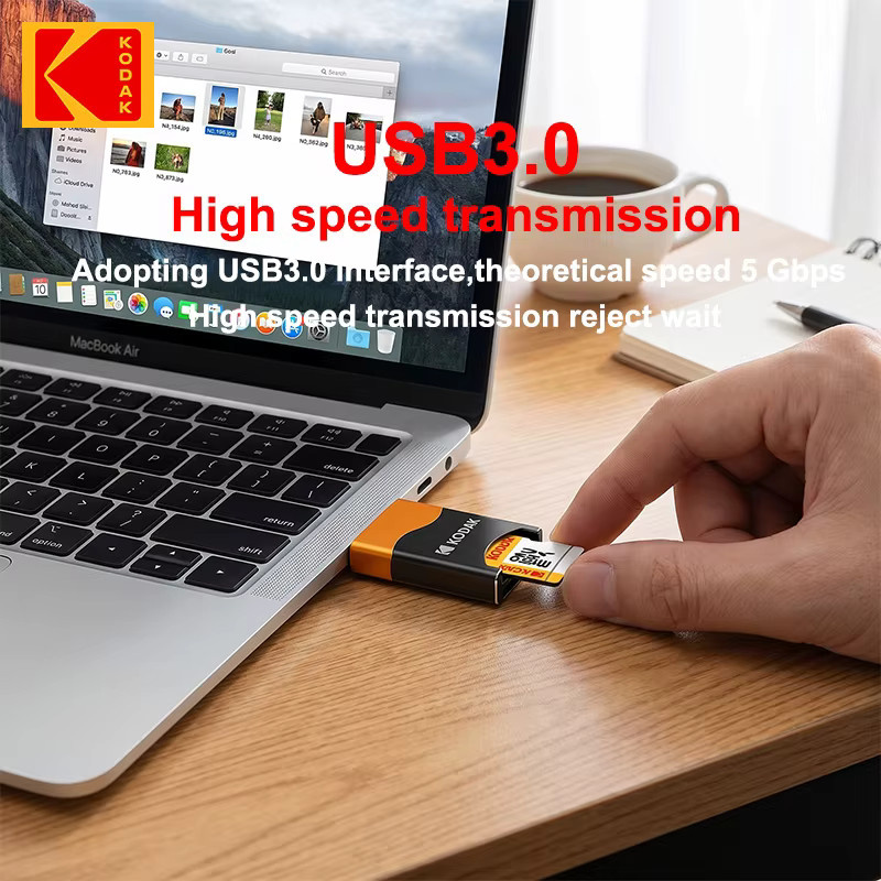 Kodak USB-C TF Mobiler Kartenleser mit USB 3.1 OTG-Funktion für Laptop und Smartphone - Bild 3
