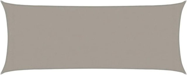 vidaXL Sonnensegel rechteckig aus HDPE in Hellgrau, B: 5 m, T: 2 m - Bild 1