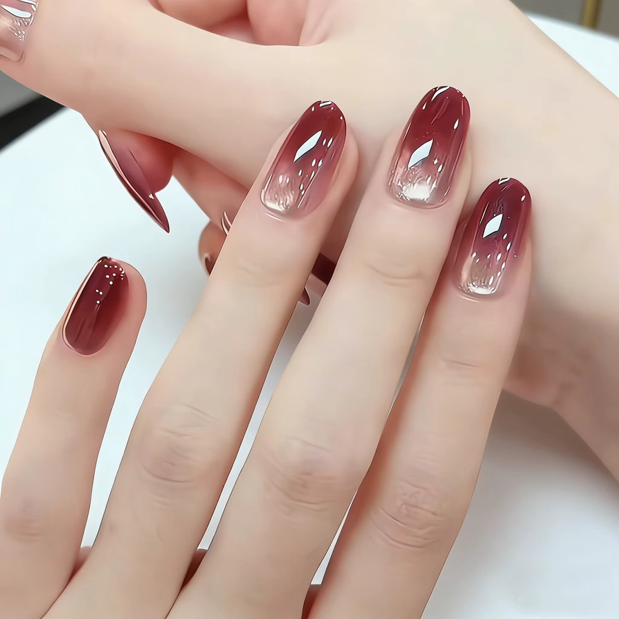 Stylebon Aufdrücknägel, Rote Granatapfel, Glänzend, Damen - Bild 2