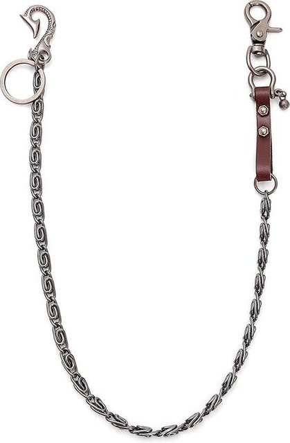 YIRAN Hüftkette Leder, Metall, Silber, Unisex - Bild 1