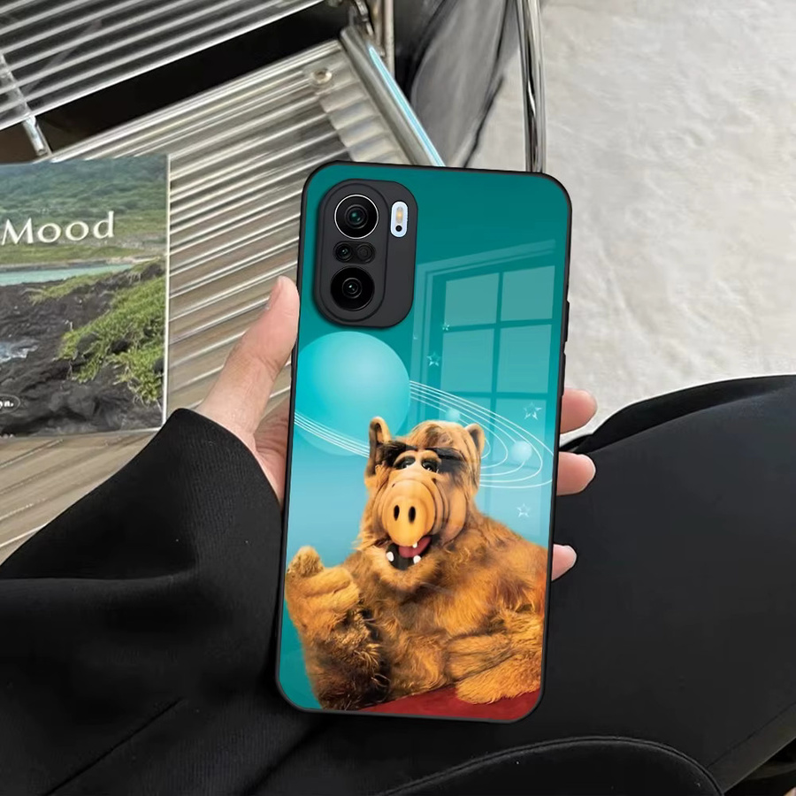 Alf Handyhülle mit gehärteter Glasabdeckung für Xiaomi Redmi Note 15 14 13 12 11 Ultra Pro Lite 5G in Schwarz Multicolour - Bild 2