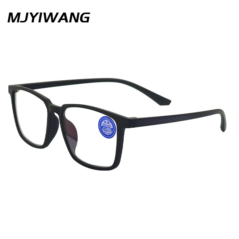 Mjyiwang Lesebrille, Vollrand, TR90, Black, Unisex, Blaulichtfilter - Bild 2