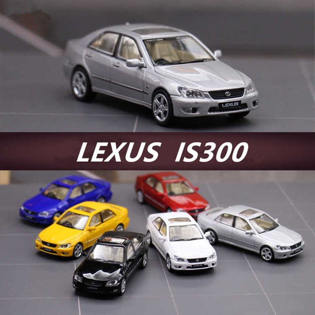 MAKEDA Lexus IS300 Automodell, Metall, 1:64, Blau - Bild 1
