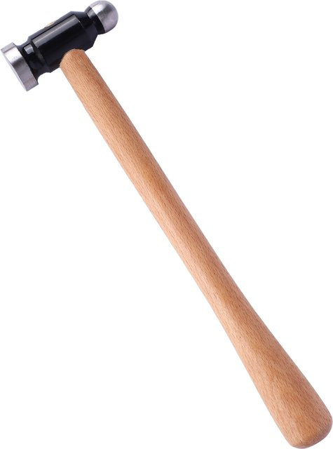 PHYHOO Schmuckherstellungs-Schlagnagelhammer mit Holzgriff in Multicolour als DIY-Bastelwerkzeug - Bild 1