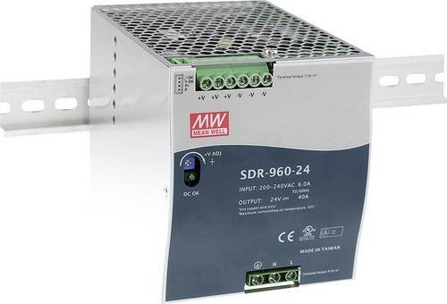 Mean Well SDR-960-48 Hutschienen-Netzteil DIN-Rail 48 V/DC 20A 960W Silber - Bild 1