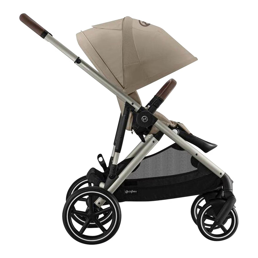 Cybex Gold Gazelle S Zwillings- und Geschwisterwagen in Beige - Bild 2