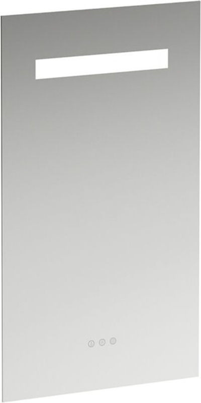 Laufen Leelo Wandspiegel mit LED-Beleuchtung in Weiß, B: 80 cm, H: 80 cm, T: 3,8 cm - Bild 1