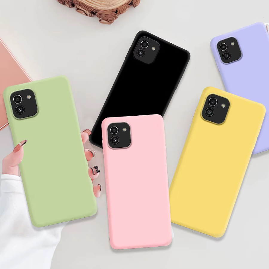 Flexible Silikon Handyhülle für Samsung Galaxy A03 A04 A04s A04e A05 A05s A13 A23 A33 A14 A24 A34 A54 A25 4G 5G in Schwarz und Multicolour - Bild 2