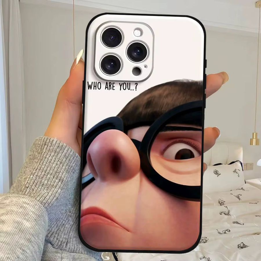 E-Edna Mode Silikon Handyhülle für iPhone 17 16 15 14 13 12 11 Pro Max Mini X Xs XR in Schwarz - Bild 2