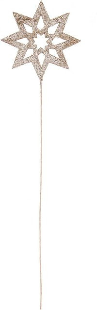 Rico Design Glitter-Picker Stern in Gold, B: 27 cm, T: 5 cm - Bild 1