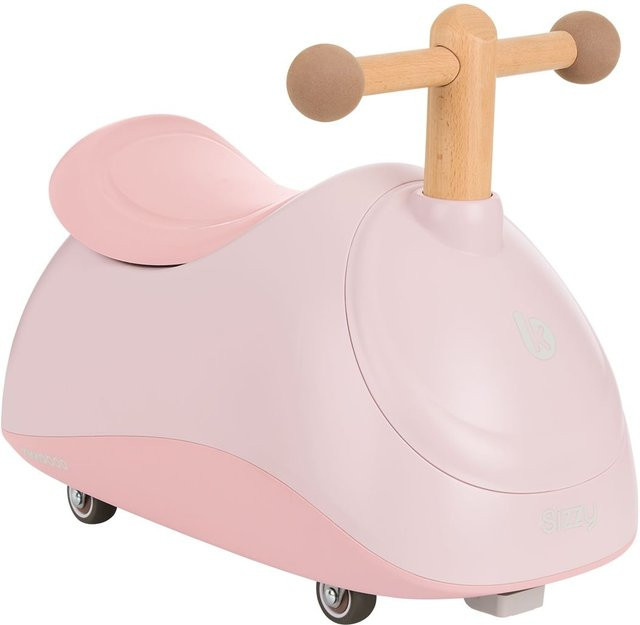 Kikkaboo Sizzy Rutschfahrzeug Kunststoff Buchenholz rosa ab 1 Jahr - Bild 1