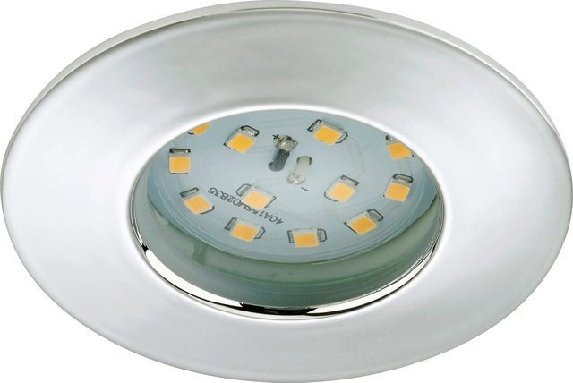 Briloner LED-Einbauleuchte Attach, rund, Chrom, warmweiß, IP44 - Bild 1