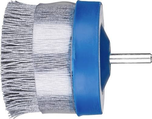 PFERD TOOLS COMPOSITE Tellerbürste DBUR in Blau mit SiC-Filament, Durchmesser: 63 mm, Schaft-Durchmesser: 6 mm, Korn: 120, Filament-Durchmesser: 0,55 mm - Bild 1